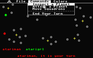 Galactic Empires atari screenshot